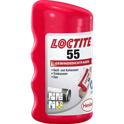LOCTITE 55 160M Thread Sealing Cord immediate full pressure sealing