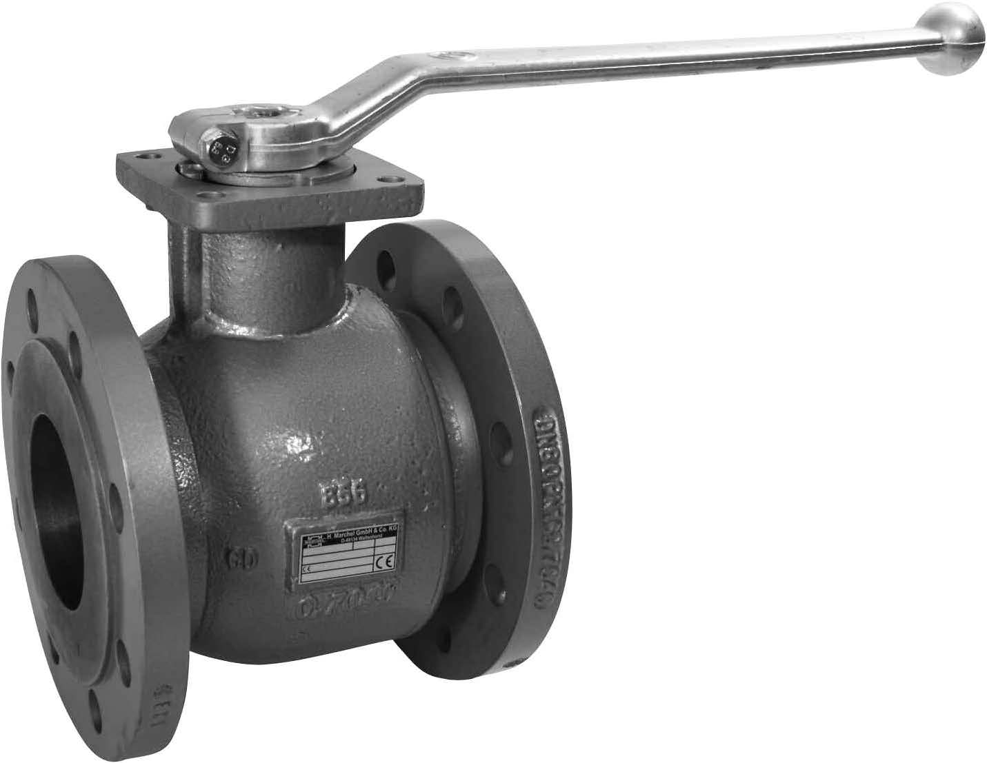 BAFM.009.080 Vannes a sphere - Fonte GGG40 - PTFE - DN80 - A brides ...