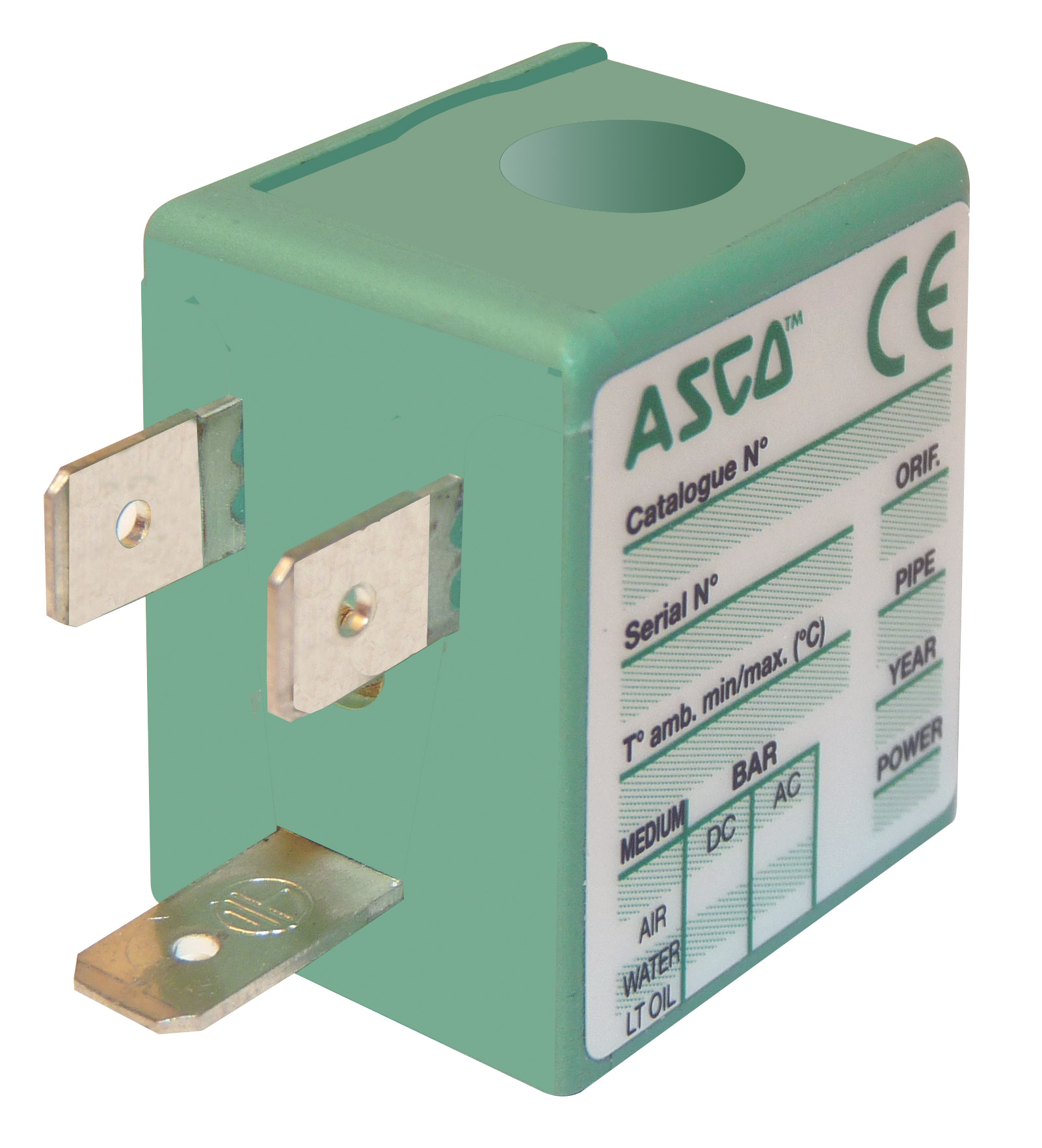 Asco 400127142 COIL.24/DC.6,9W.CM22.F.Spade Plug