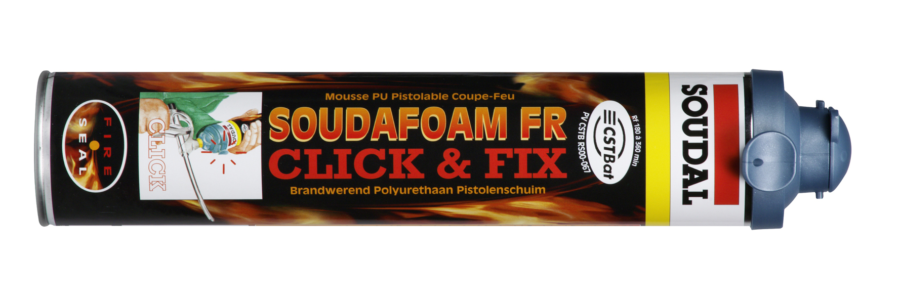 Mousse Polyuréthane SOUDAFOAM FR Coupe Feu 750ml