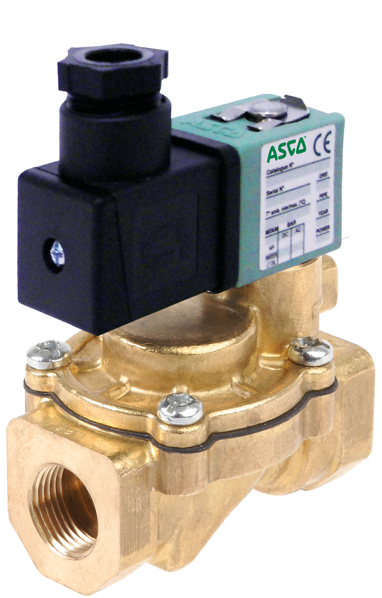 Asco SCE238D003MO.230/50 ASCO Solenoid valve Serie 238 Brass body NBR 2/2 NC G1/2