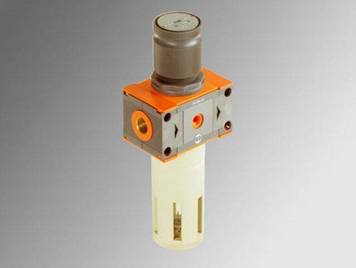 Lubrificatore Aria Compressa Filtro Regolatore Lubrificatore FRL 1/2 BSPP - Per Aria Compressa, Con Manometro 0-16 Bar Separatore Acqua Olio