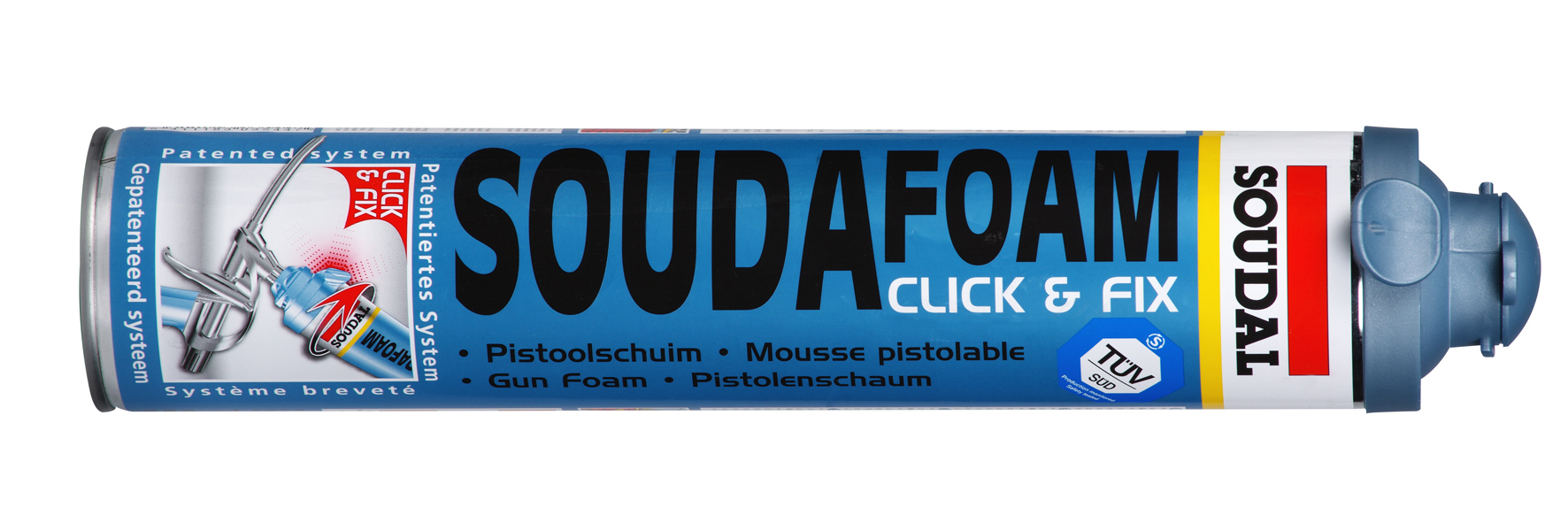 Mousse Polyuréthane Pistolable - Flexifoam Soudal - Mousse