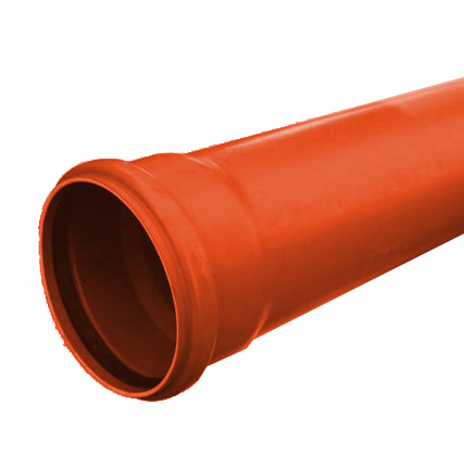Tube PVC égout rouge Ø 125*