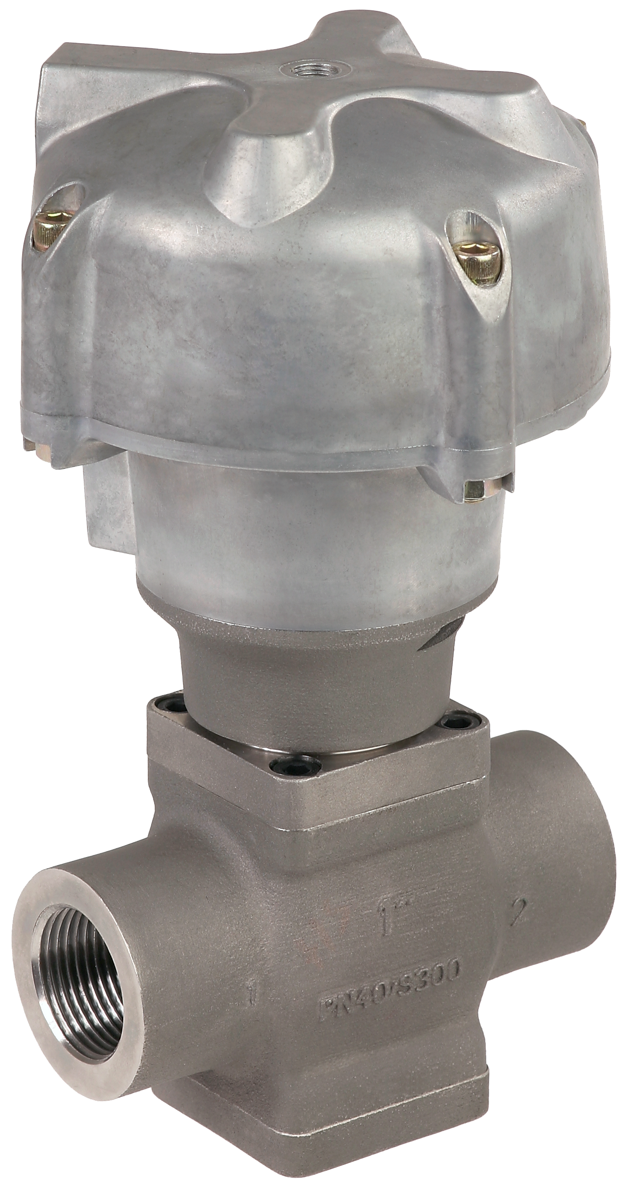 Asco E298b15d0va0000 Globe Valve Straight Stainless Steel Body Peek G1 Pn40 2 2 No Max 10 Bar