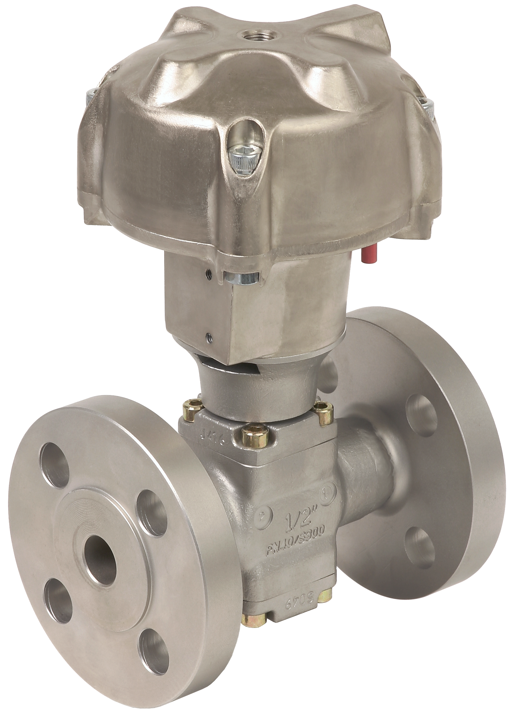 Asco T298b07kdva0000 Globe Valve Straight Stainless Steel Body Peek Dn40 Pn40 Gn40 2 2 Nc Max 10 Bar