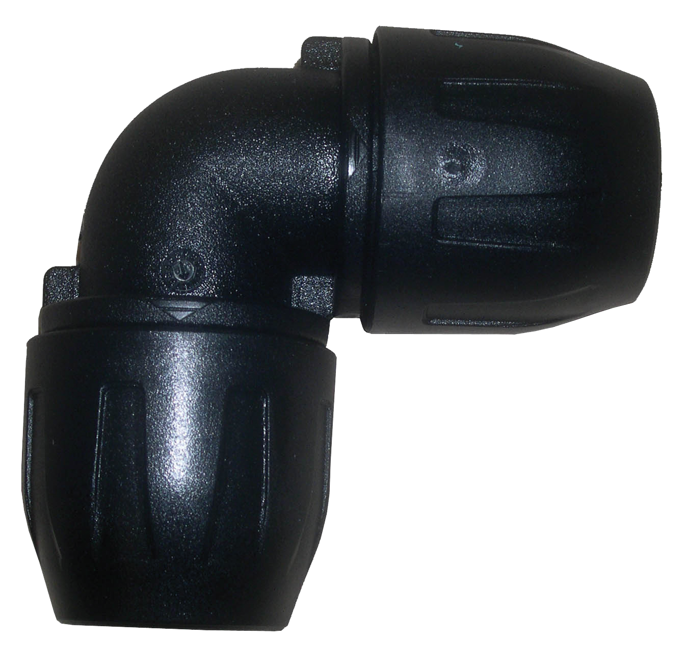 FLPA.003.2525 90° elbow union fitting PA Tube ext. Ø 25mm