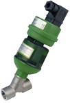 Vanne à soupape à siège incliné - Inox 316L - NBR - G3/8’’ FF - PN10 - 2/2 - 90°C - 24/DC