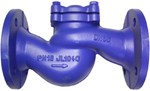 Check valve - GG25 Cast Iron body - Graphite - DN32 - Flanges GN16 - PN16 - Horiz assembly - 300°C