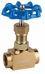 Needle valve - Carbon steel body - PTFE + graphite - G1/2" FF - PN220 - 2 ways - +260°C