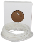 Pneumatic tube in coil - Polyurethane - 6x4 mm - Natural - 100 m - Max pressure: 13 bar
