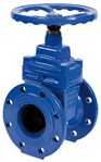 Gate valve - GGG50 Cast Iron body - EPDM - DN200 - Flanges GN10 - (+)110°C - Manually operated