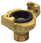 Raccords express pour tuyaux - Coupleur - Laiton jaune - 1"1/4 M - Pmax: 10 bar - Norme NF-E 29573