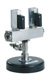 Embases magnétiques simples (Ø85x130mm) - Ø racc.: Racc. Cannelé Ø9 - G3/8" - Pmax: 10 bar - Acier