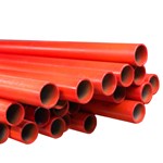 Tube acier soudé iso moyen noir  Ø 5/4" RAL3000