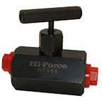 Manually operated check valve - Connection 3/8" NPT - Max pressure : 700 bar