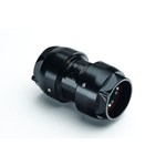 Straight union fitting - Alu - Tube ext. Ø: 80mm - 16bar - 65 ° C