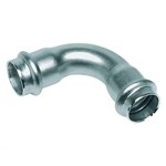 Coude FF 90° pressfitting inox  Ø 54