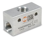Sélecteur de circuit - Aluminium - 1/4" FFF - 2 à 10 bar