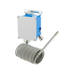Bulb thermostat with IP66 stainless steel capillary - Zamak - 1/2"M - Ø14x150mm - +45°C to +120°C