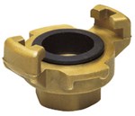 Raccords express pour tuyaux - Coupleur - Laiton jaune - 3/4" F - Pmax: 10 bar - Norme NF-E 29573