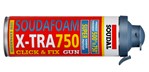 Mousse PU Soudal Soudafoam X-TRA750 Low  Exp-Click/Fix-500ml.(10Pces)