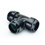 Tee union fitting - Alu - Tube ext. Ø : 80mm - 16bar - 65°C