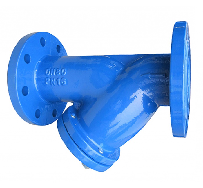 Flanged Y Strainer - GG25 Cast Iron - Graphite - DN80 - PN16 - GN16 - 1500µm - max. 120°C