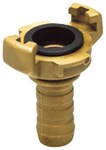 Raccords express pour tuyaux - Coupleur - Laiton jaune - Cannelé - Ø16mm - 10bar - Norme NF-E 29573