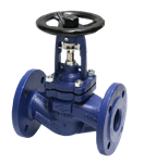 Globe valve - Straight Cast Iron body - Metal/Metal - DN15 - Flanges GN16 - PN16 - 2/2 - 300°C