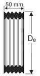 Anneau de passage Logstor DN65*