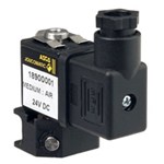 Electrovanne pilote ASCO Série 189 - 3/2 - NF - CNOMO taille 30 - 24/50-60 - commande manuelle à vis