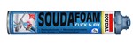 Mousse PU Soudal Soudafoam FR coupe feu click/fix -750ml. ( 12pc.)