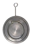 Check valve - Steel body - NBR - DN150 - Wafer GN10/16 - PN16 - Horiz./vert. assembly - 80°C