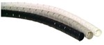 Protection sheath - Black - Length: 20m - Max tightening: 25mm - PP (halogen free)