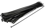 Colliers de serrage noir résistants aux UV - 200mm x 3,6mm - 100 pièces
