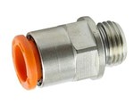 Raccords pour tubes - Droit cylindrique - Laiton nickelé - 3/8" M - Ø10 mm - 16 bar