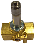 Electrovanne ASCO Série 356 - Laiton - FPM - 3/2 - NO - G1/8'' - Corps seul - Avec commande manu