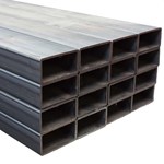 Tube rectangulaire - Acier - Soudé électriquement - Dimensions : 100 x 50 x 5 mm