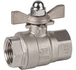 Vannes à sphère - Inox 316 - PTFE - G3/8''  FF - PN63 - 2/2 - 2 pièces - 180°C