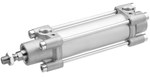 Piston rod cylinder alum. ISO 15552 - Ø32 - Stroke: 25 - 10 bar - Double acting - Piston rod: S.S.