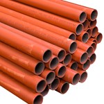 Tube acier soudé médium grenaillé prépeint Ø 6/4" (48,3x3,25) EN10255