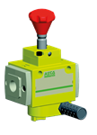 3/2 Lockout valve ASCO Serie 652 - High exhaust + Slow start feature - Max 10,3 bar