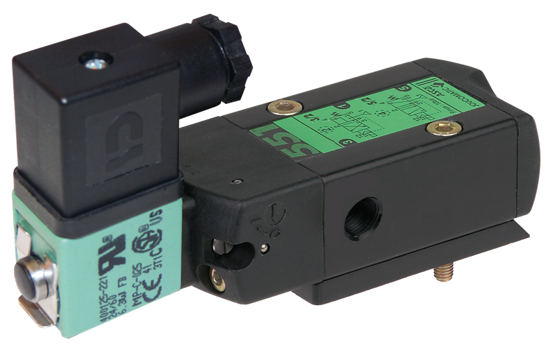 NAMUR spool valve - 3/2 NC or 5/2 Monostable - G1/4" - Solenoid Air operated - 12/DC