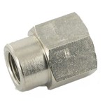 Manchon inégal en laiton nickelé - 1/8" - 1/4" F - 60 bar