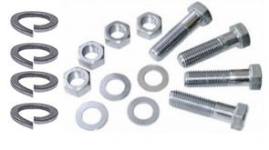 Kit de visserie inox A2 pour assemblage bride/bride GN10/16 - DN80 et DN100