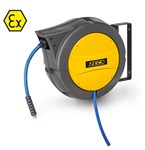Pneumatic hose reel - tube Ø: 12,5mm - 15m - PU - Max: 15 bar - Out: G1/2"M - Pour Air