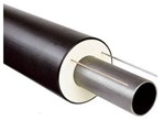 Tube pré-isolé acier Logstor DN80 avec fils d'alarme