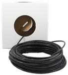 Pneumatic tube in coil - Polyurethane - 5x3 mm - Black - 100 m - Max pressure: 17 bar